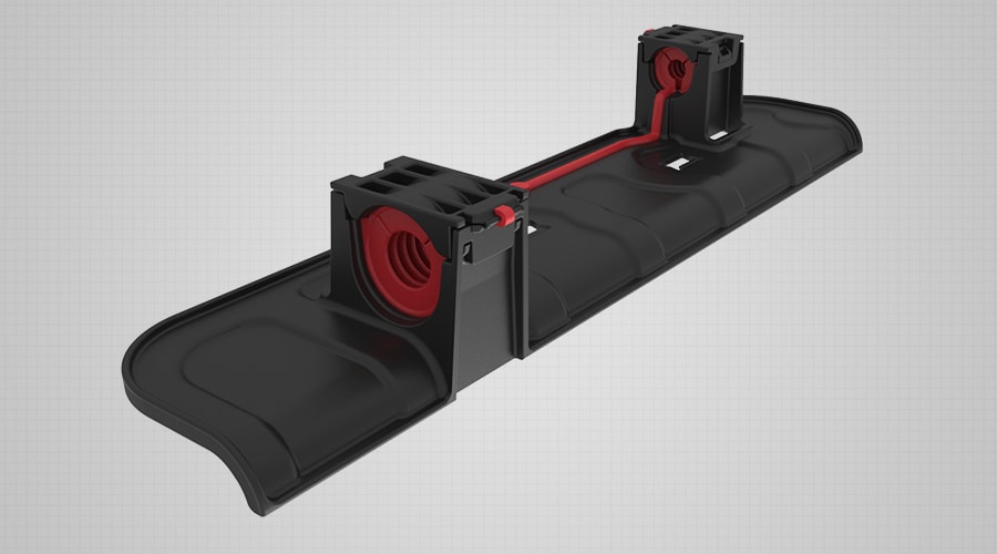 Carter plastique pour l'automobile