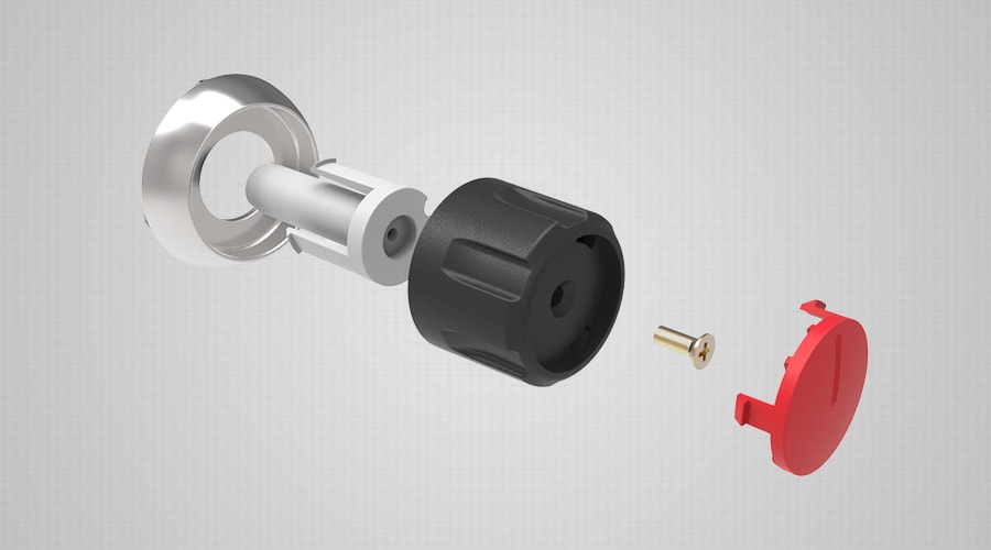 Manette en plastique pour le petit électroménager